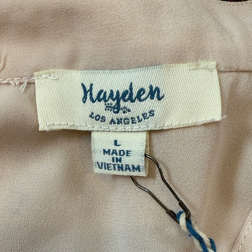 Hayden Light Pink Blouse with Zipper - Picture 4 of 5